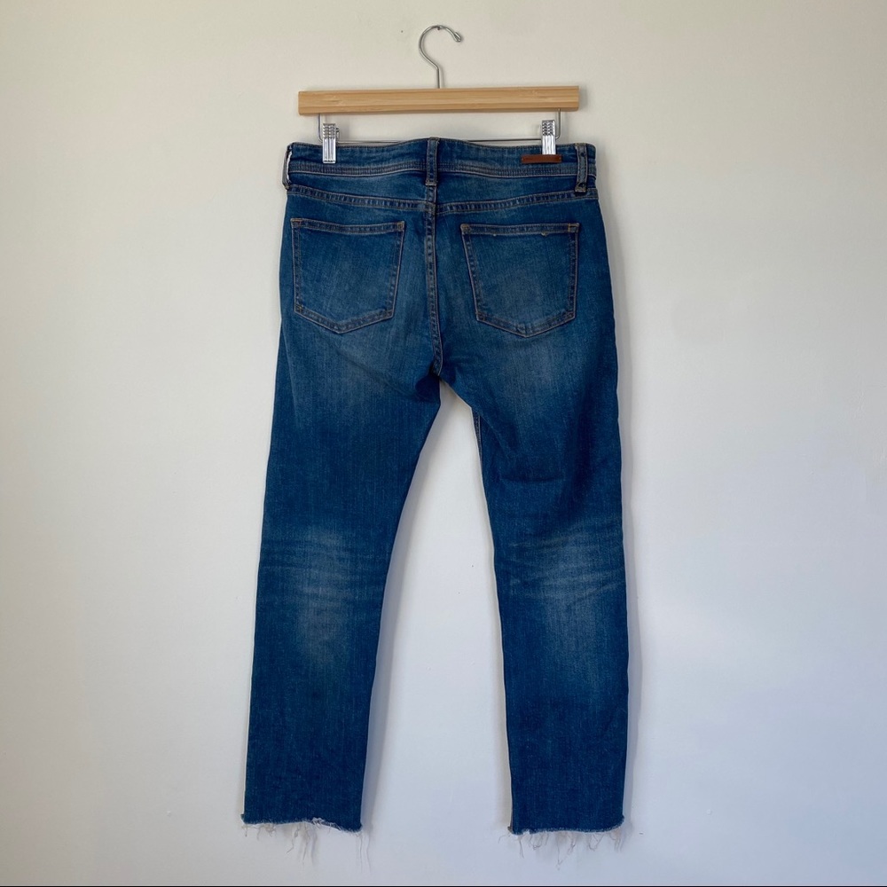 Anthropologie Pilcro Slim Straight Raw Hem Jeans - Picture 8 of 13